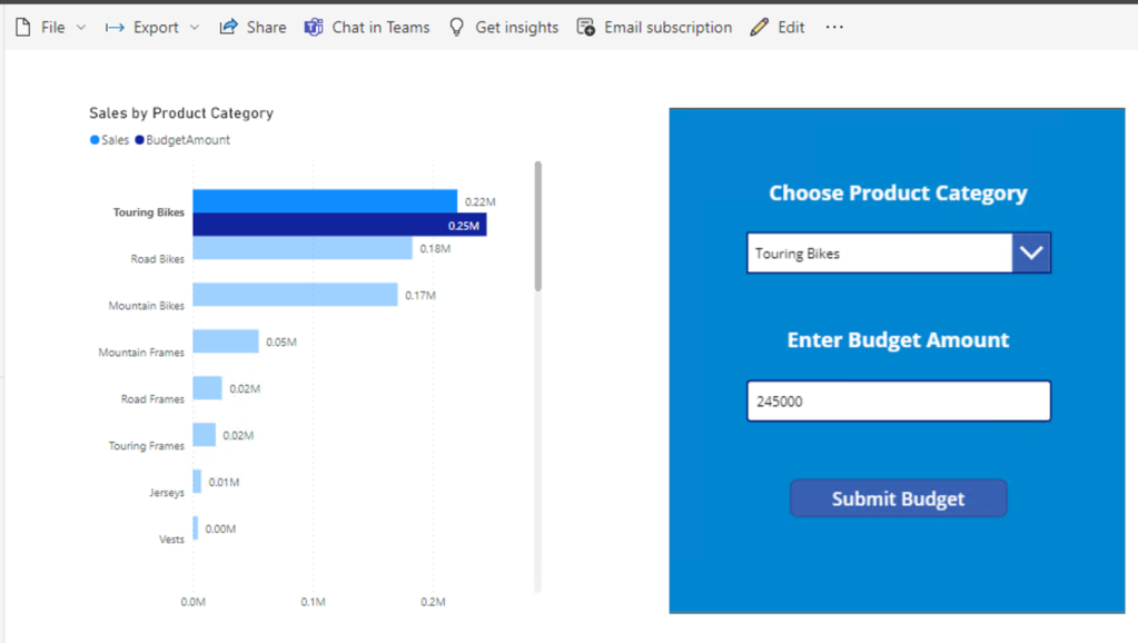 Guide: Add Write-Back to Power BI reports with Power Apps – Part 2: Display write-back data LIVE in Power BI reports