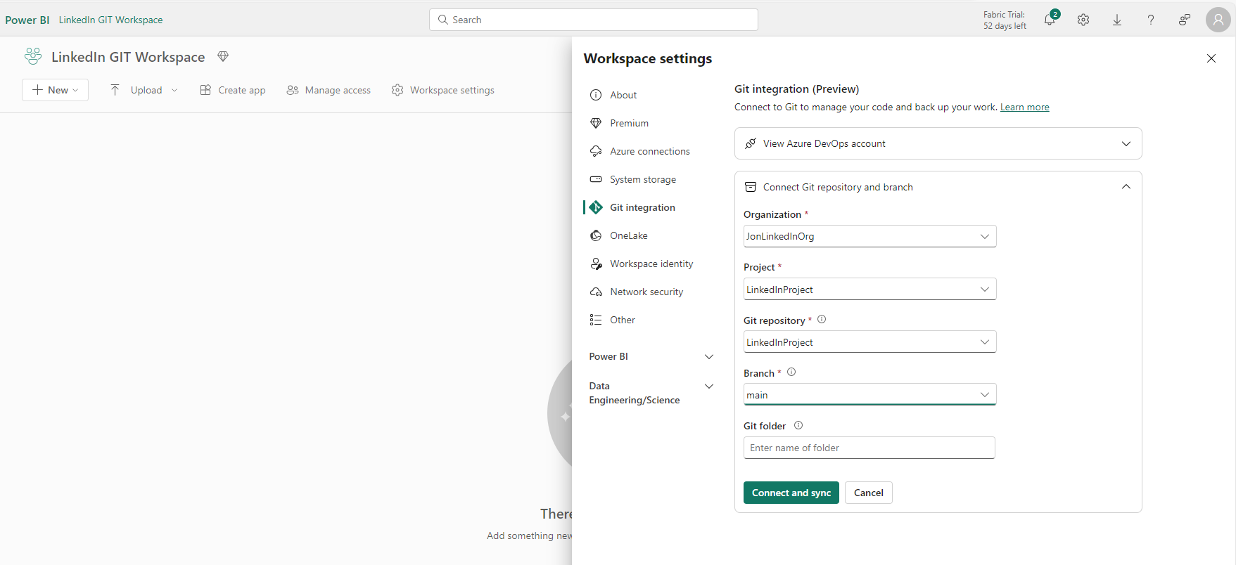 Simple Version Control in Fabric / Power BI with GIT Integration – a ...