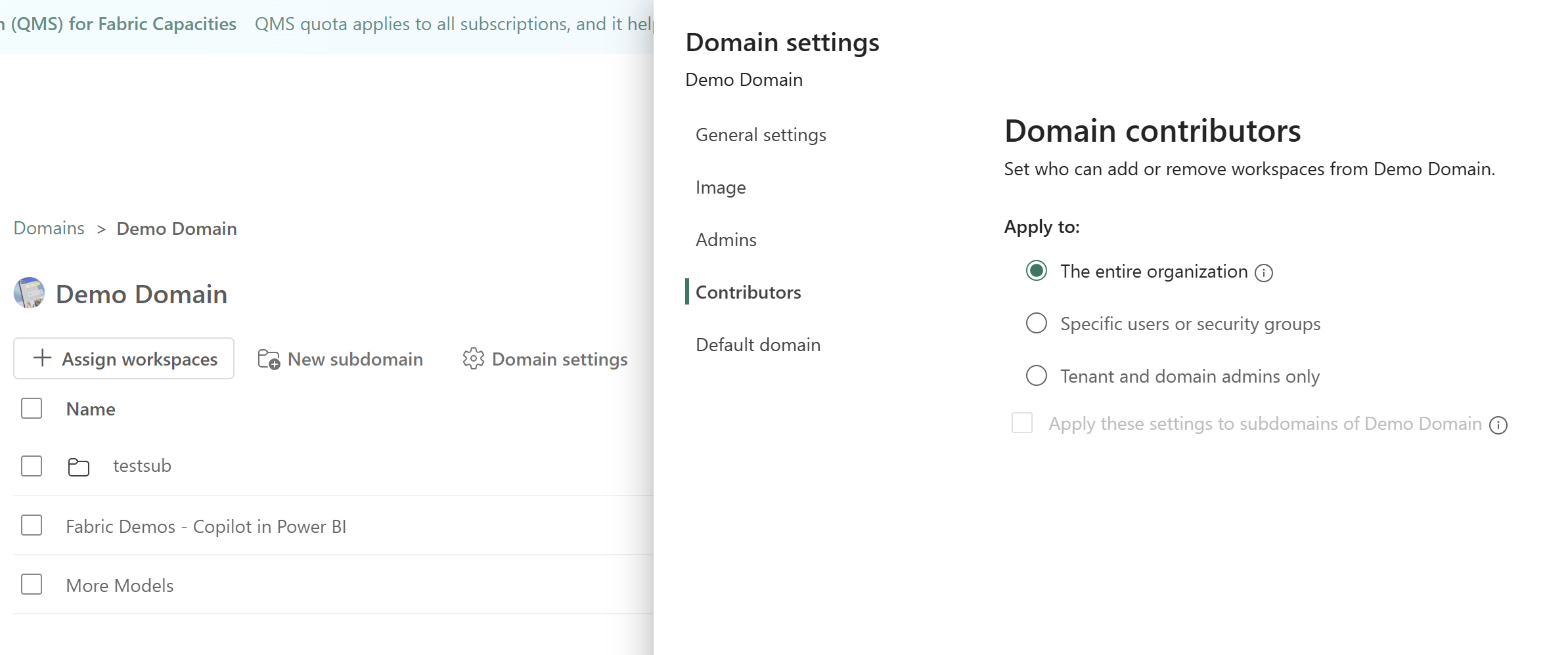 Organizing your Microsoft Fabric Data Platform: Domains – Downhill Data