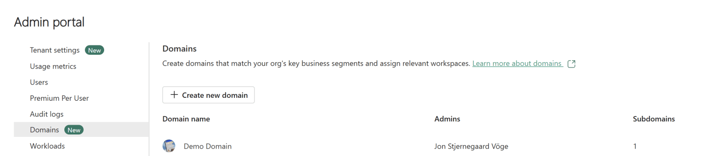 Organizing your Microsoft Fabric Data Platform: Domains – Downhill Data