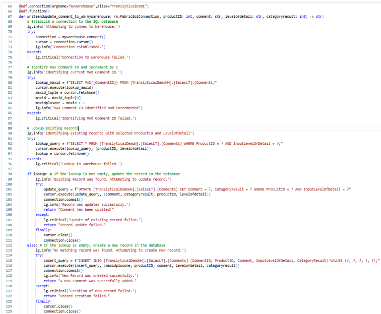 Troubleshooting, debugging and Error Handling in User Data Functions ...