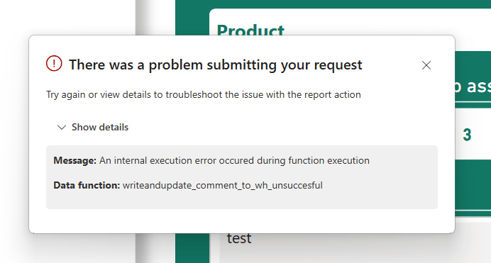 Troubleshooting, debugging and Error Handling in User Data Functions / Translytical Task&nbsp;Flows