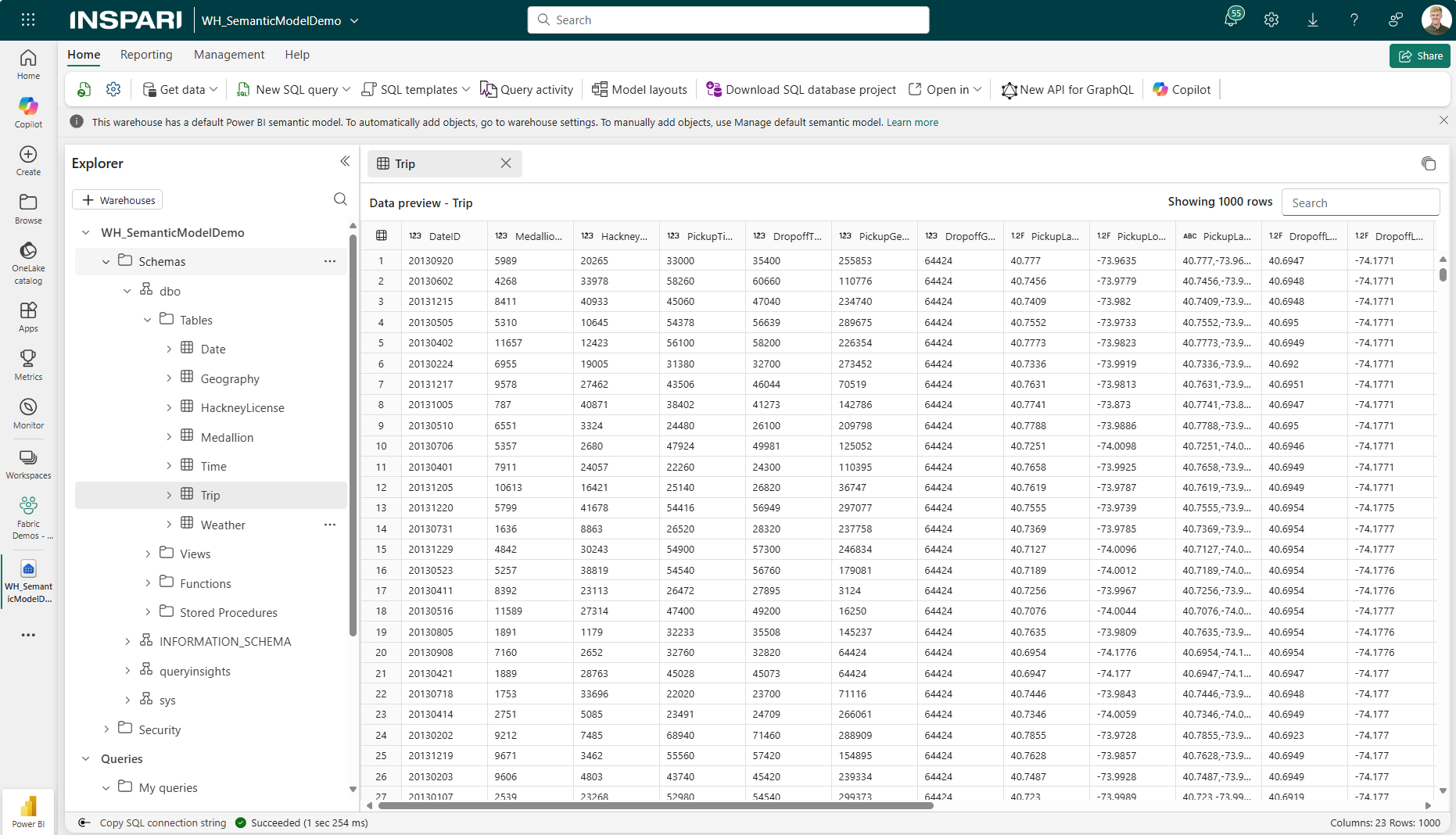 Fabric Sql Query Preview Fabric Quick Tips – Pushing transformation upstream with Self Service ...