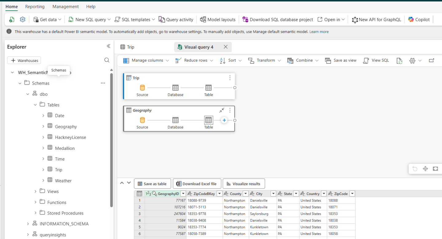 Fabric Sql Query Preview Fabric Quick Tips – Pushing transformation upstream with Self Service ...