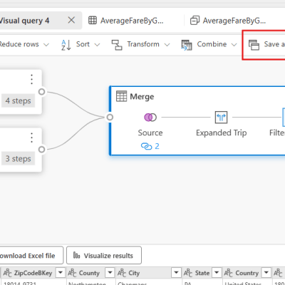 Fabric Quick Tips – Pushing transformation upstream with Self Service Views and Tables in Visual Queries for Lakehouses/Warehouses/SQL DB